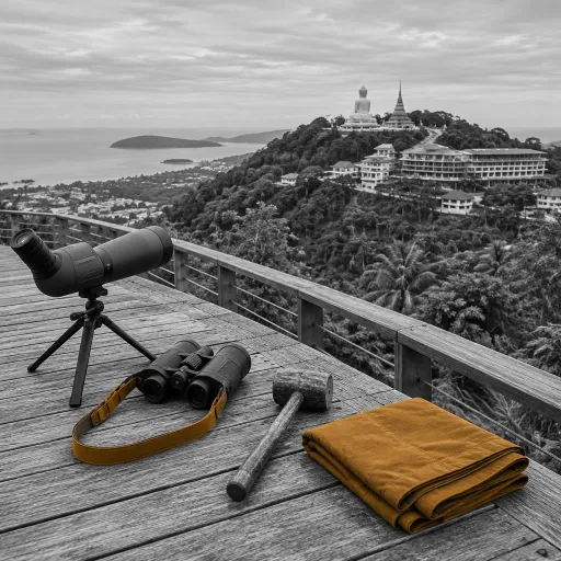 The Temples That Anchor the View: Buddhist Heritage Behind Phuket's Hilltop Hotels