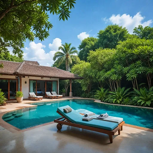 Experience refined relaxation in a poolside villa in Phuket
