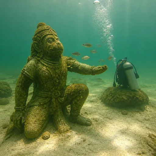 The Ramayana Under the Waves: Diving Phuket's Hanuman Sculpture Garden at Racha Yai